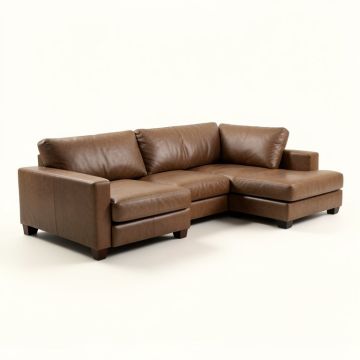 Faux Leather Modular Seating Component Sectional (synthetic illustration; no displayed measurements)