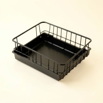 Laurel Arc Empty Under-Desk Cable Tray (synthetic illustration; no displayed measurements)