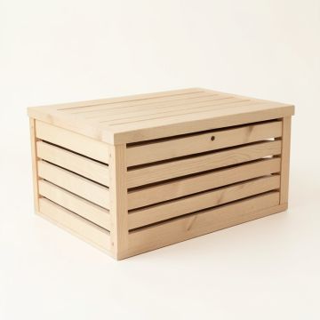 Field Bend Closed Outdoor Storage Box - Beige (synthetic illustration; no displayed measurements)