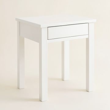 Aspen Edge Side Table - White (synthetic illustration; no displayed measurements)