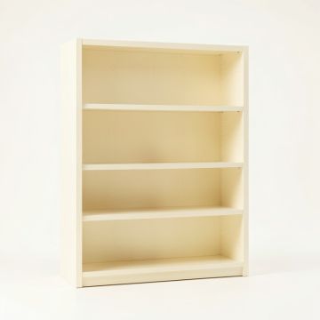 Glen Bluff Freestanding Bookcase - Cream (synthetic illustration; no displayed measurements)