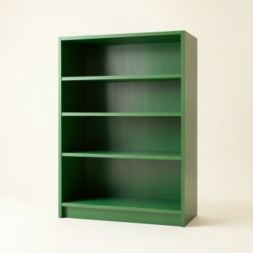 Moss Crossing Freestanding Bookcase - Green (synthetic illustration; no displayed measurements)