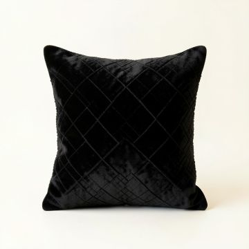 Sage Crest Filled Accent Pillow - Black (synthetic illustration; no displayed measurements)