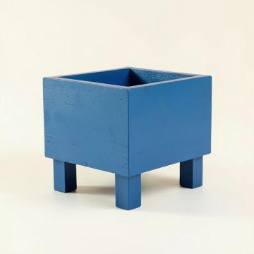 Clay Bridge Empty Raised Planter - Blue (synthetic illustration; no displayed measurements)