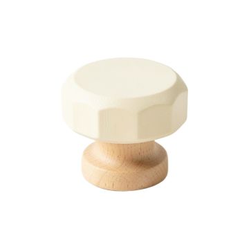 Ridge Branch Cabinet Knob Without Packaging - Cream