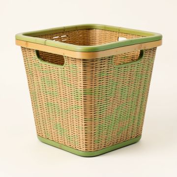 Elm Crossing Laundry Hamper - Green (synthetic illustration; no displayed measurements)