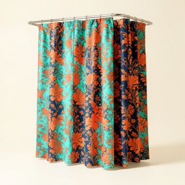 Bridgetown Damask Single Shower Curtain (synthetic illustration; no displayed measurements)
