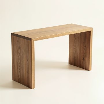 Widmer Solid Wood Console Table (synthetic illustration; no displayed measurements)