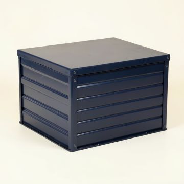 Clay Branch Closed Outdoor Storage Box - Navy (synthetic illustration; no displayed measurements)