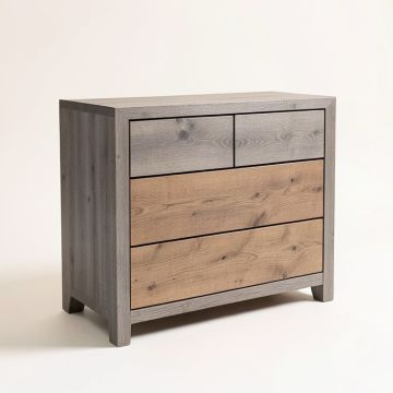 Estefanita 51.97 '' Wide 3 Drawer Pine Wood Sideboard (synthetic illustration; no displayed measurements)