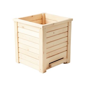 Flint Bridge Closed Garden Compost Bin - Ivory (synthetic illustration; no displayed measurements)