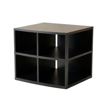 Alder Bluff Desktop Shelving Unit - Black