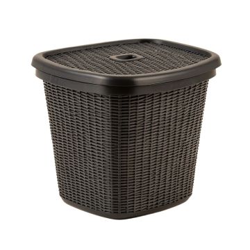 Ash Bridge Laundry Hamper - Black