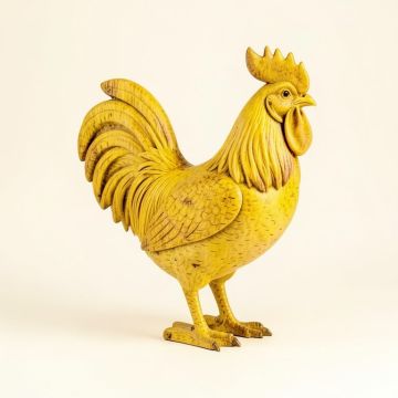 Vintage Rooster Wooden Wall Décor (synthetic illustration; no displayed measurements)