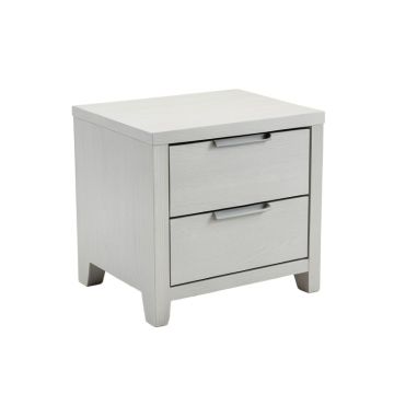 Menges 2 - Drawer Nightstand In Light Gray