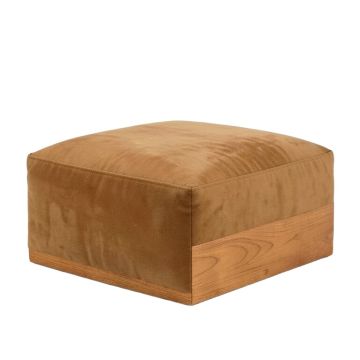Malinda 15 '' Wide Velvet Heart Pouf Ottoman