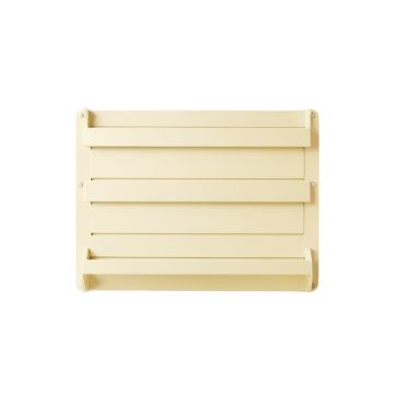River Crest Empty Wall-Mounted Tool Organizer Panel - Ivory
