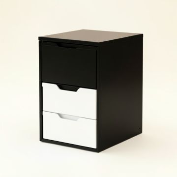 3 - Drawer Filing Storage Cabinet (synthetic illustration; no displayed measurements)