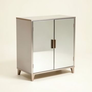 Narberth 2 Door Mirrored Accent Cabinet (synthetic illustration; no displayed measurements)