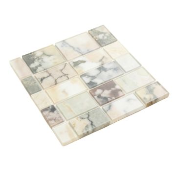 Volare 1 '' X 4 '' Glass Grid Mosaic Tile