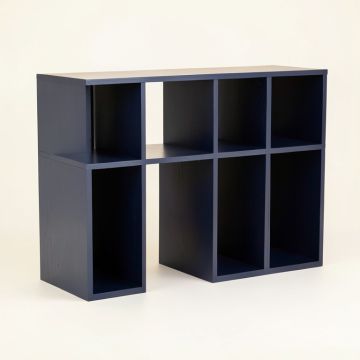 Harbor Canyon Desktop Shelving Unit - Navy (synthetic illustration; no displayed measurements)