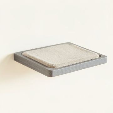 Briar Bridge Wall-Mounted Cat Perch - Gray (synthetic illustration; no displayed measurements)