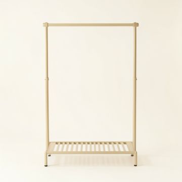 Laurel Crossing Empty Garment Rack - Beige (synthetic illustration; no displayed measurements)
