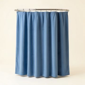 Nantucket Memory Foam 15 Piece Shower Curtain Set + Hooks (synthetic illustration; no displayed measurements)