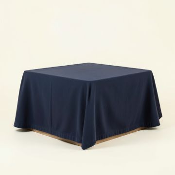 Meadow Bluff Flat Bed Sheet - Navy (synthetic illustration; no displayed measurements)