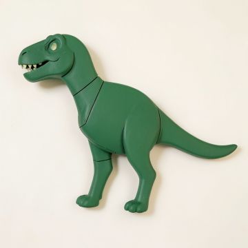 Doyden Dinosaur Metal Personalized Decorative Plaque (synthetic illustration; no displayed measurements)