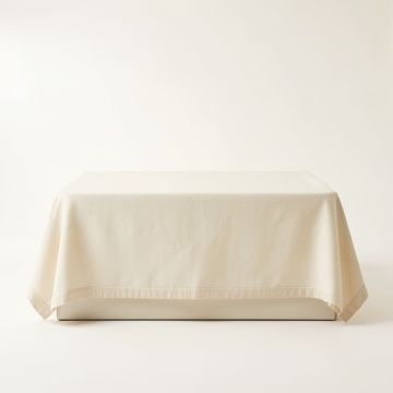 Briar Branch Flat Bed Sheet - Cream (synthetic illustration; no displayed measurements)