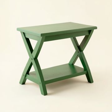 Stone Edge Side Table - Green (synthetic illustration; no displayed measurements)