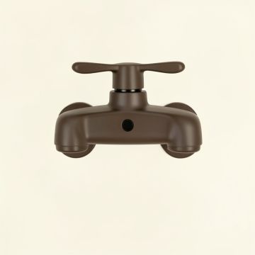 Ara Two Handle Wall Mounted Bathroom Sink Faucet (synthetic illustration; no displayed measurements)
