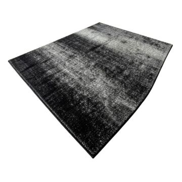 Esther Ombre Black/Silver Area Rug