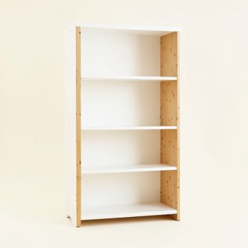 Dune Brook Freestanding Bookcase - White (synthetic illustration; no displayed measurements)