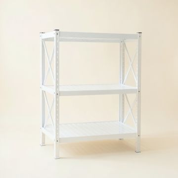 Juniper Bend Empty Seed-Starting Shelving Unit Without Lights - White (synthetic illustration; no displayed measurements)