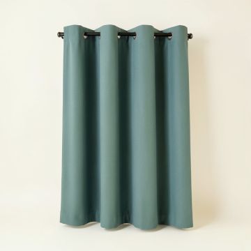 Wayfair Basics® Solid Blackout Thermal Grommet Single Curtain Panel (synthetic illustration; no displayed measurements)