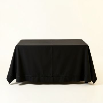 Dune Edge Flat Bed Sheet - Black (synthetic illustration; no displayed measurements)