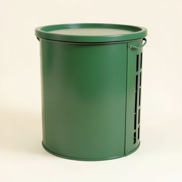 Vale Branch Closed Garden Compost Bin - Green (synthetic illustration; no displayed measurements)