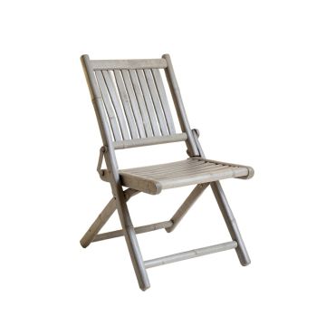 Pine Branch Folding Outdoor Chair - Gray