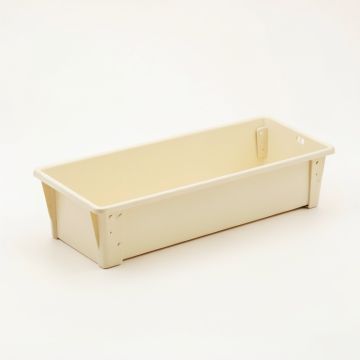 Brook Dale Empty Railing Planter With Integral Brackets - Cream (synthetic illustration; no displayed measurements)