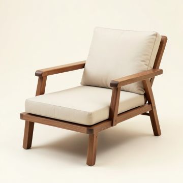 Marina Lounge Patio Chair With Cushions (synthetic illustration; no displayed measurements)