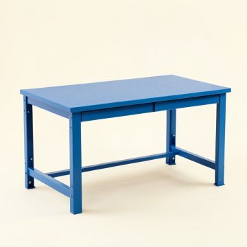 Slate Canyon Empty Workshop Workbench - Blue (synthetic illustration; no displayed measurements)