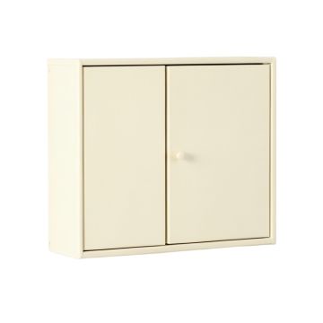 Flint Crest Wall-Mounted Entry Cabinet - Cream (synthetic illustration; no displayed measurements)