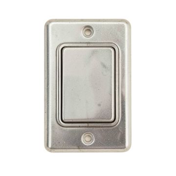 Hand Hammered 2-Gang Toggle Light Switch Wall Plate