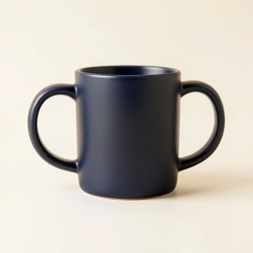 Vale Crossing Ceramic Mug - Navy (synthetic illustration; no displayed measurements)