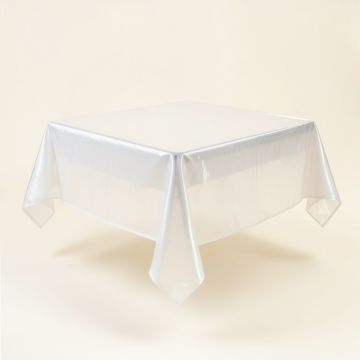 Oblong Vinyl Protector Tablecloth (synthetic illustration; no displayed measurements)