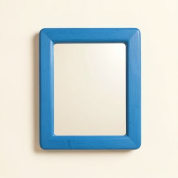 Bay Bluff Framed Wall Mirror - Blue (synthetic illustration; no displayed measurements)