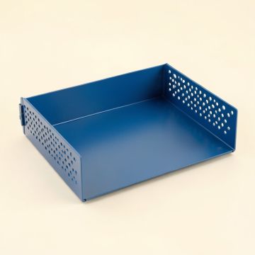 Summit Falls Empty Under-Desk Cable Tray - Blue (synthetic illustration; no displayed measurements)