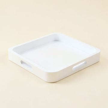 Flint Crossing Serving Tray - White (synthetic illustration; no displayed measurements)